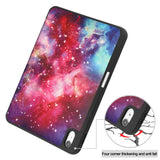 For-iPad-(2025)-/-10.9-(2022)-Pattern-Printed-Case-PU-Leather-Smart-Sleep-Tablet-Cover-with-Pen-Slot-Galaxy