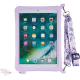 For-iPad-Pro-10.5-inch-(2017)-/-Air-10.5-inch-(2019)-Silicone+PC-Tablet-Cover-Cute-Decor-Kickstand-Case-with-Strap