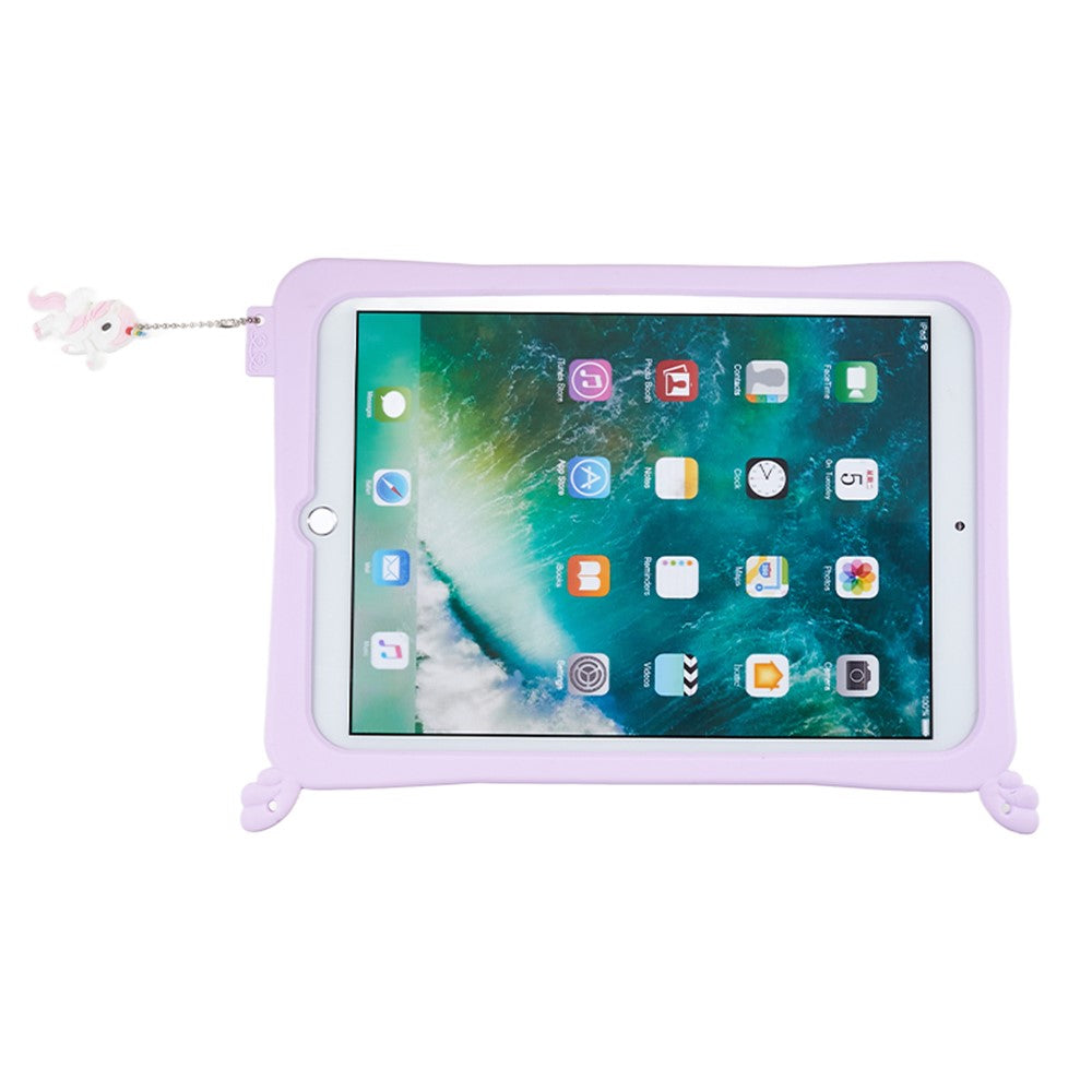 For-iPad-Pro-10.5-inch-(2017)-/-Air-10.5-inch-(2019)-Silicone+PC-Tablet-Cover-Cute-Decor-Kickstand-Case-with-Strap