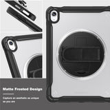 Kickstand-Tablet-Case-for-iPad-(2025)-/-10.9-(2022)-Rotary-Hand-Strap-TPU+PC-Tablet-Cover-Black