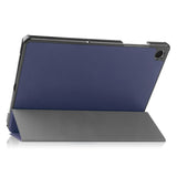 For-Samsung-Galaxy-Tab-A9-Tri-fold-Stand-PU-Leather-Tablet-Case-Full-Protection-Tablet-Cover-Dark-Blue