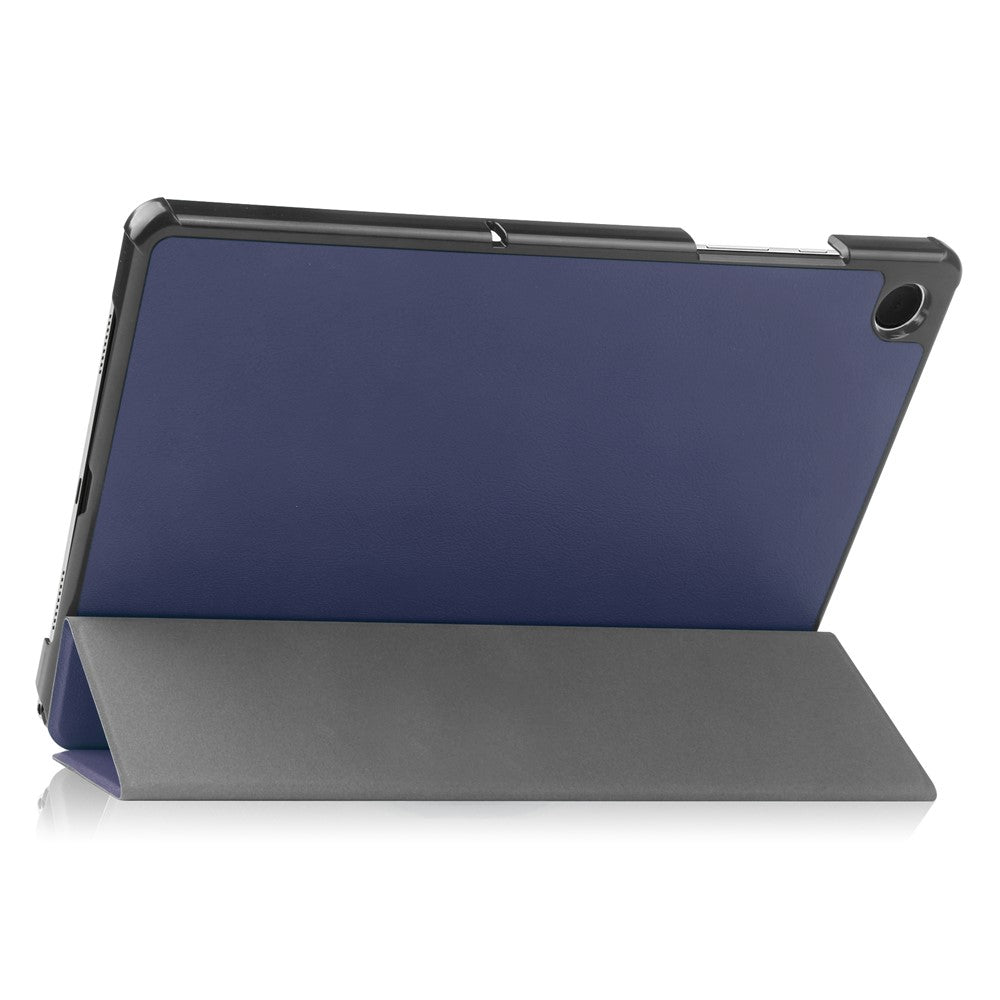 For-Samsung-Galaxy-Tab-A9-Tri-fold-Stand-PU-Leather-Tablet-Case-Full-Protection-Tablet-Cover-Dark-Blue