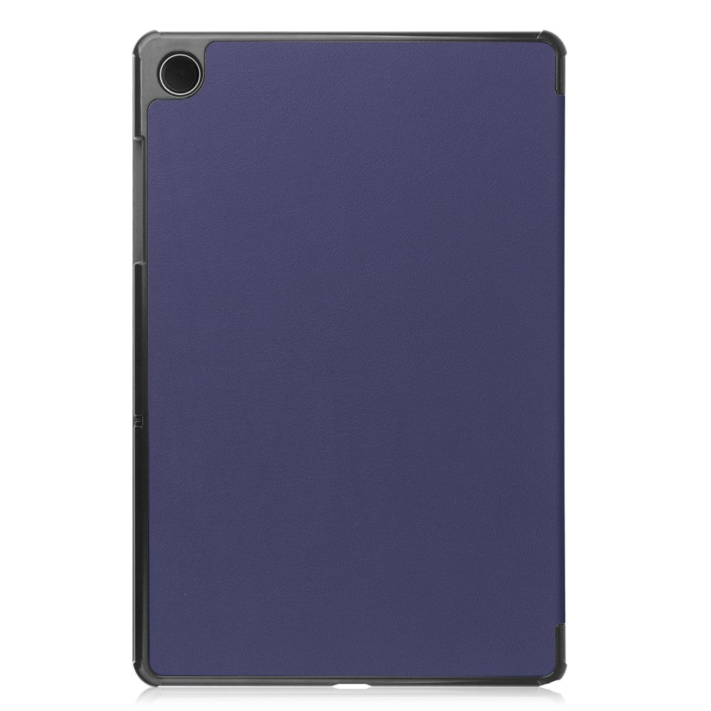 For-Samsung-Galaxy-Tab-A9-Tri-fold-Stand-PU-Leather-Tablet-Case-Full-Protection-Tablet-Cover-Dark-Blue