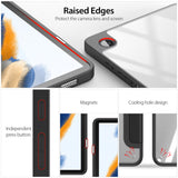 DUX-DUCIS-TOBY-Series-For-Samsung-Galaxy-Tab-A9-Case-Tri-fold-Stand-PU-Leather-Tablet-Cover-Black