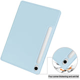 For-Samsung-Galaxy-Tab-S10-FE-/-S9-FE-Leather-Case-Tri-Fold-Stand-Pen-Slot-Tablet-Cover-Sky-Blue