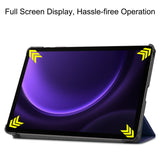 For-Samsung-Galaxy-Tab-S10-FE-/-S9-FE-Case-Tri-Fold-Stand-PU-Leather-Tablet-Cover-Dark-Blue