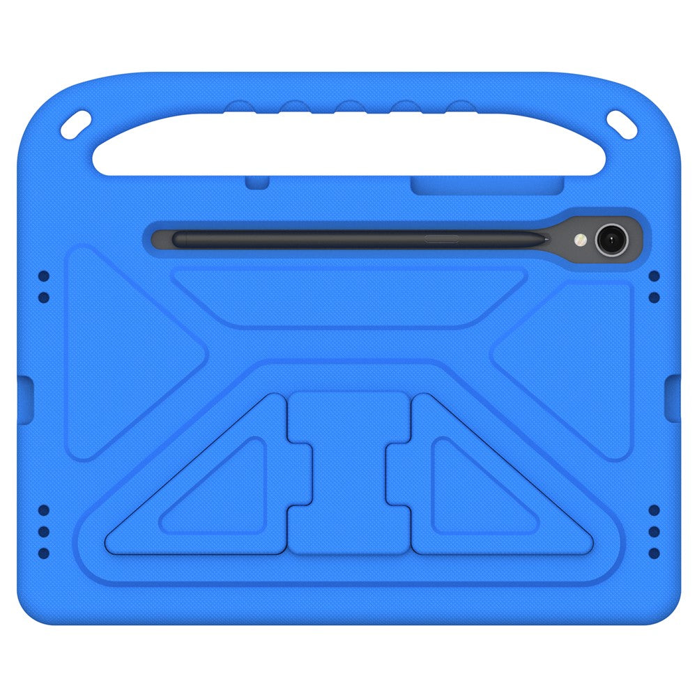 For-Samsung-Galaxy-Tab-S10-Lite-/-S10-FE-/-S9-FE-Case-Kickstand-EVA-Tablet-Cover-with-Hand-Grip-Blue