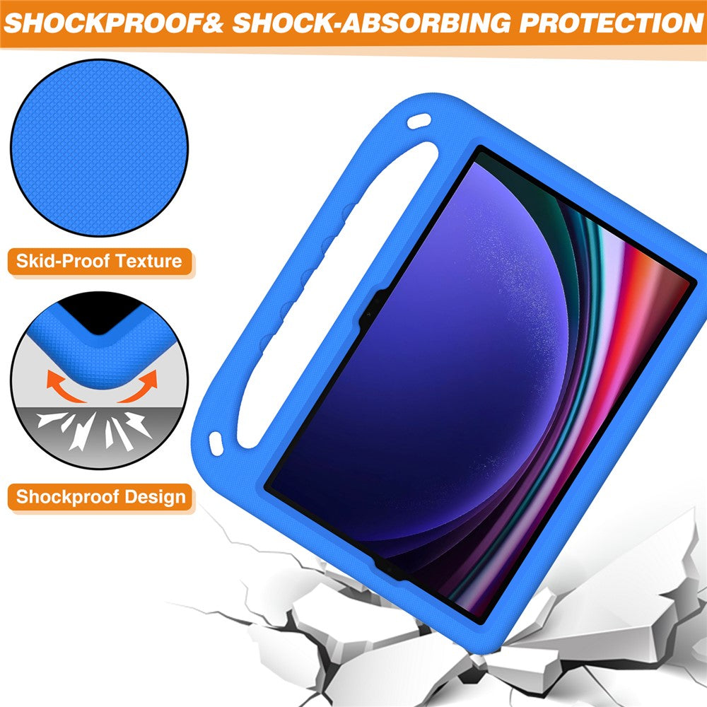 For-Samsung-Galaxy-Tab-S10-Lite-/-S10-FE-/-S9-FE-Case-Kickstand-EVA-Tablet-Cover-with-Hand-Grip-Blue