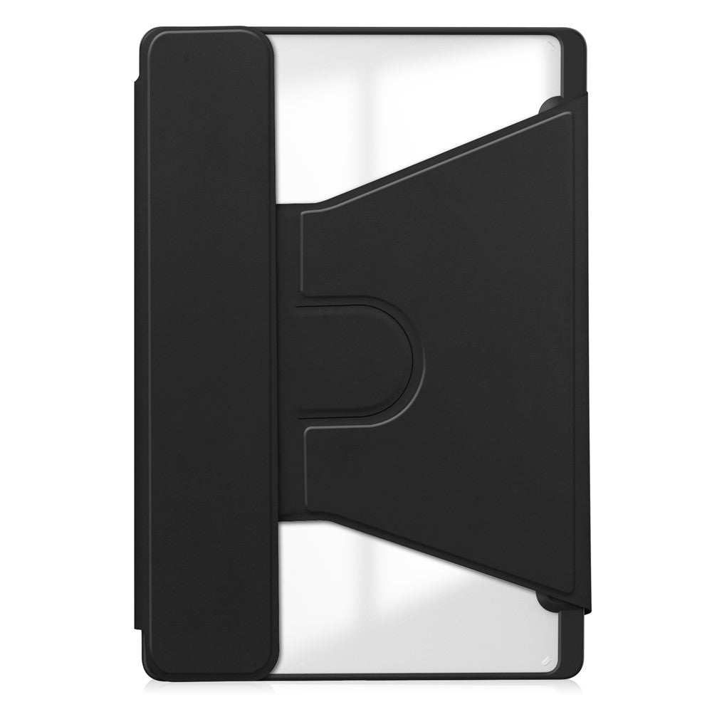 For-Samsung-Galaxy-Tab-S6-Lite-(2024)-/-S6-Lite-(2022)-/-S6-Lite-(2020)-Case-with-Bluetooth-compatible-Keyboard-PU+Acrylic-Tablet-Cover-Black