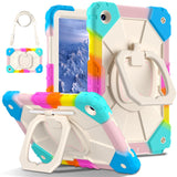 For-Samsung-Galaxy-Tab-A9+-Rugged-Case-Handle-Kickstand-Tablet-Cover-with-Shoulder-Strap-Colorful-Blue
