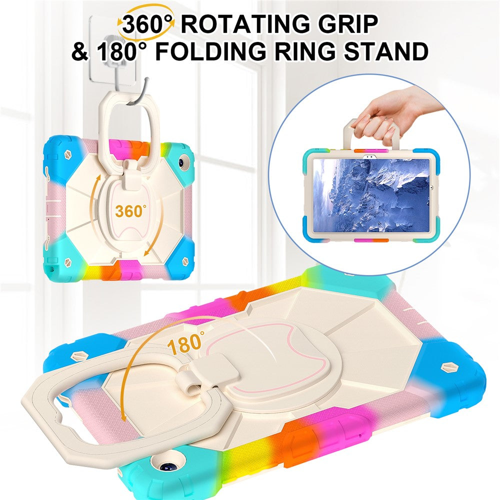 For-Samsung-Galaxy-Tab-A9+-Rugged-Case-Handle-Kickstand-Tablet-Cover-with-Shoulder-Strap-Colorful-Blue