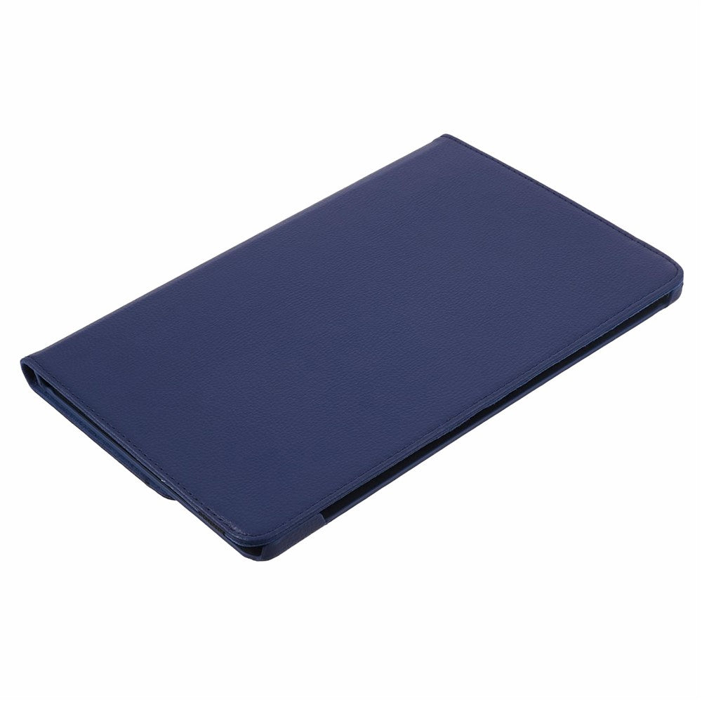 For-Lenovo-Tab-M11-/-Xiaoxin-Pad-11-2024-Leather-Case-Rotating-Stand-Tablet-Cover-Dark-Blue