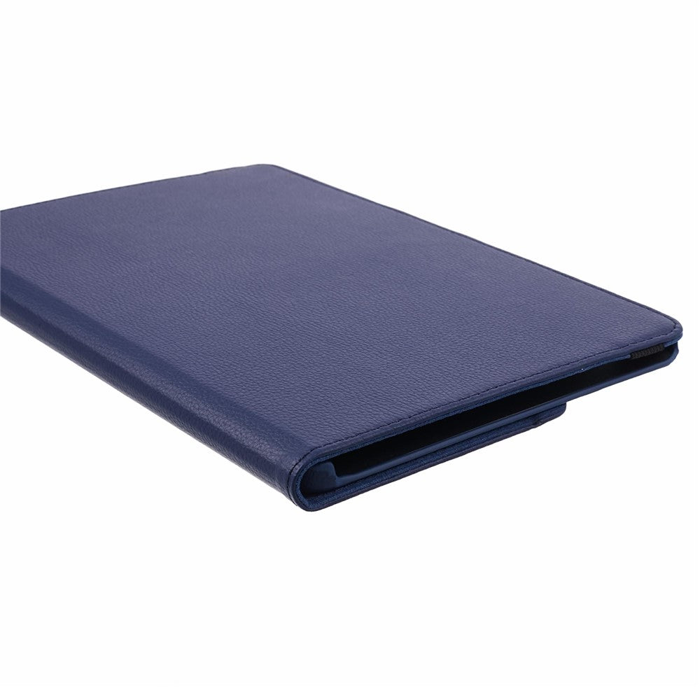 For-Lenovo-Tab-M11-/-Xiaoxin-Pad-11-2024-Leather-Case-Rotating-Stand-Tablet-Cover-Dark-Blue
