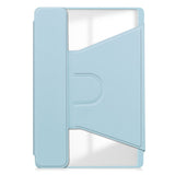 For-Lenovo-Tab-M11-/-Xiaoxin-Pad-11-2024-Case-PU+Acrylic-Tablet-Stand-Cover-with-Bluetooth-compatible-Keyboard-Sky-Blue