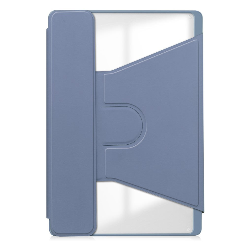 For-Lenovo-Tab-M11-/-Xiaoxin-Pad-11-2024-Case-PU+Acrylic-Tablet-Stand-Cover-with-Bluetooth-compatible-Keyboard-Purple