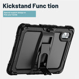 For-Lenovo-Xiaoxin-Pad-11-2025-/-2024-/-Idea-Tab-/-K11-Gen-2-/-M11-/-K11-LTE-(2024)-Case-PC+Silicone-Kickstand-Tablet-Cover-with-Strap-Black
