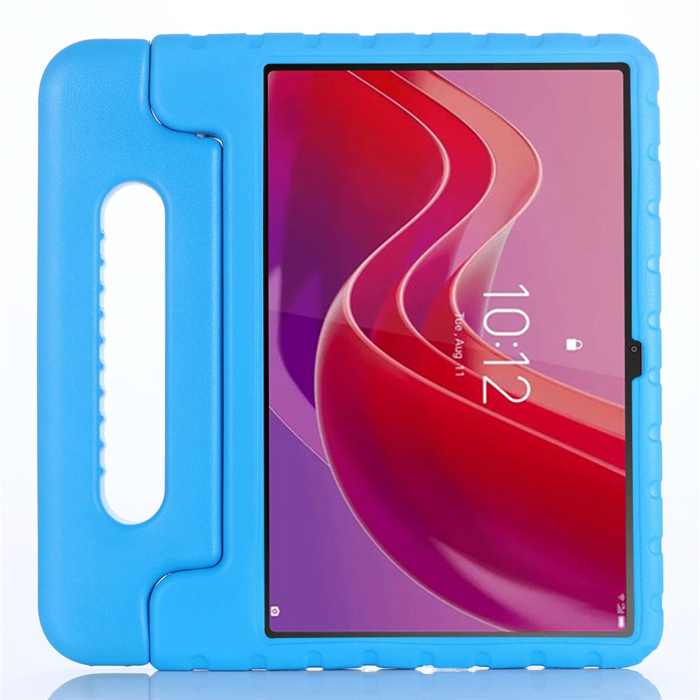 For-Lenovo-Tab-M11-/-Xiaoxin-Pad-11-2024-Case-Handle-Kickstand-EVA-Tablet-Cover-Blue