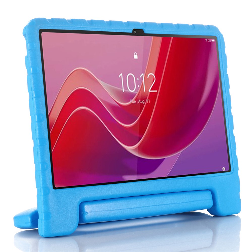 For-Lenovo-Tab-M11-/-Xiaoxin-Pad-11-2024-Case-Handle-Kickstand-EVA-Tablet-Cover-Blue