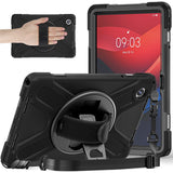 For-Lenovo-Tab-M11-TB-330FU-/-331FC-/-Xiaoxin-Pad-11-2024-Case-PC+Silicone-Tablet-Cover-with-Shoulder-Strap-Black