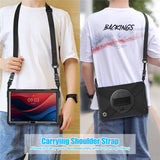 For-Lenovo-Tab-M11-TB-330FU-/-331FC-/-Xiaoxin-Pad-11-2024-Case-PC+Silicone-Tablet-Cover-with-Shoulder-Strap-Black