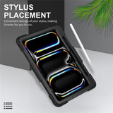 For-iPad-Pro-11-(2025)-/-11-(2024)-Kickstand-Case-Anti-Scratch-Tablet-Cover-with-Shoulder-Strap-Black