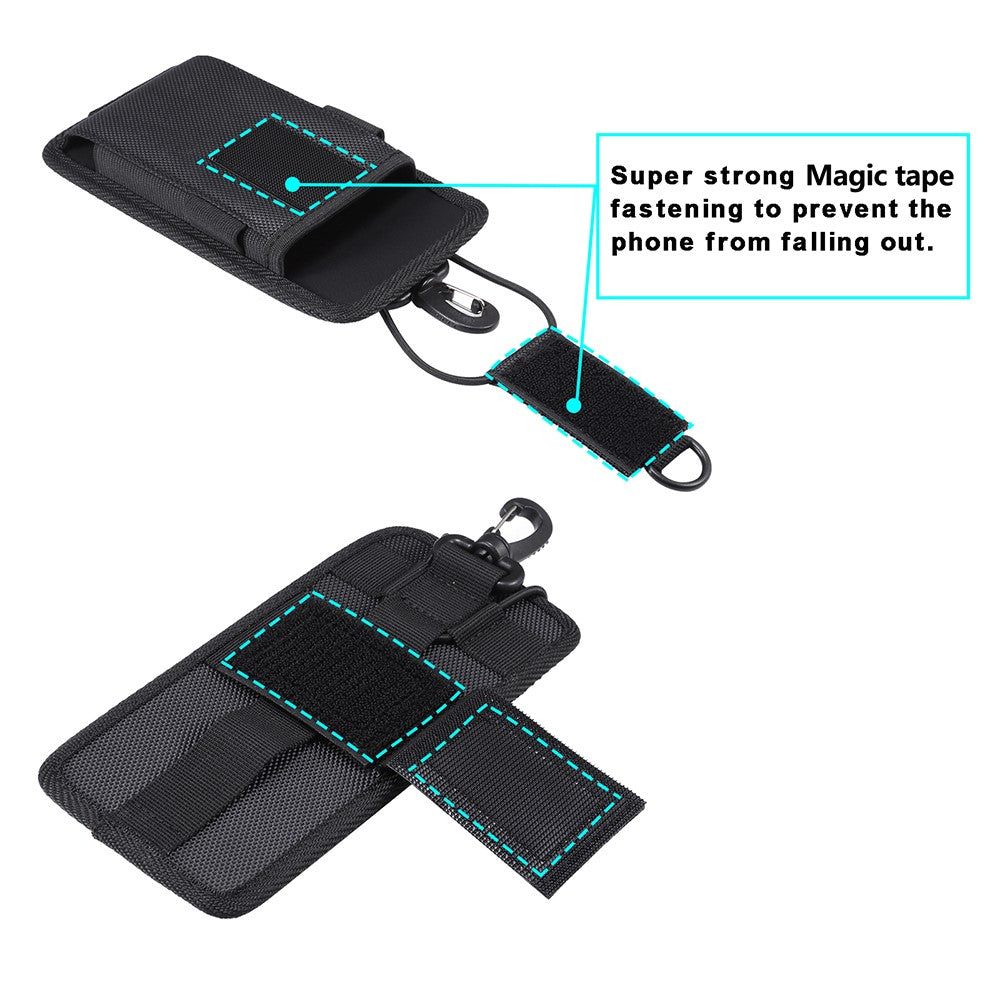 5.5-6.5-inch-Waist-Bag-for-iPhone-11-Pro-Max-/-Samsung-Galaxy-S25+-/-Honor-50-Universal-Oxford-Fabric-Phone-Pouch