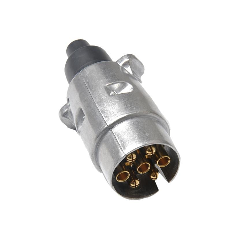 7-Pin-Aluminium-Alloy-EU-Plug-Trailer-Truck-Towing-Electrics-12V-Connector-Adapter