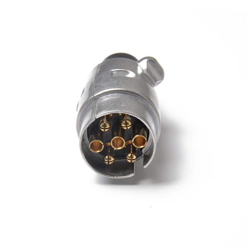 7-Pin-Aluminium-Alloy-EU-Plug-Trailer-Truck-Towing-Electrics-12V-Connector-Adapter
