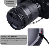 72mm-Center-Pinch-Camera-Lens-Cap(Black)