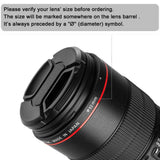 72mm-Center-Pinch-Camera-Lens-Cap(Black)