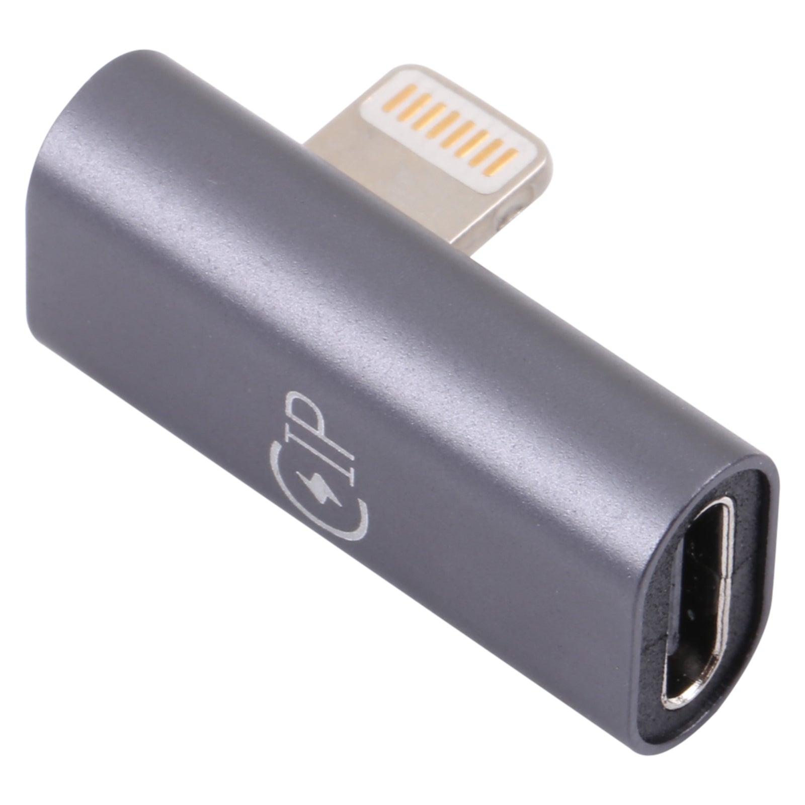 8-Pin-Male-to-USB-C/Type-C-Female-Elbow-Adapter