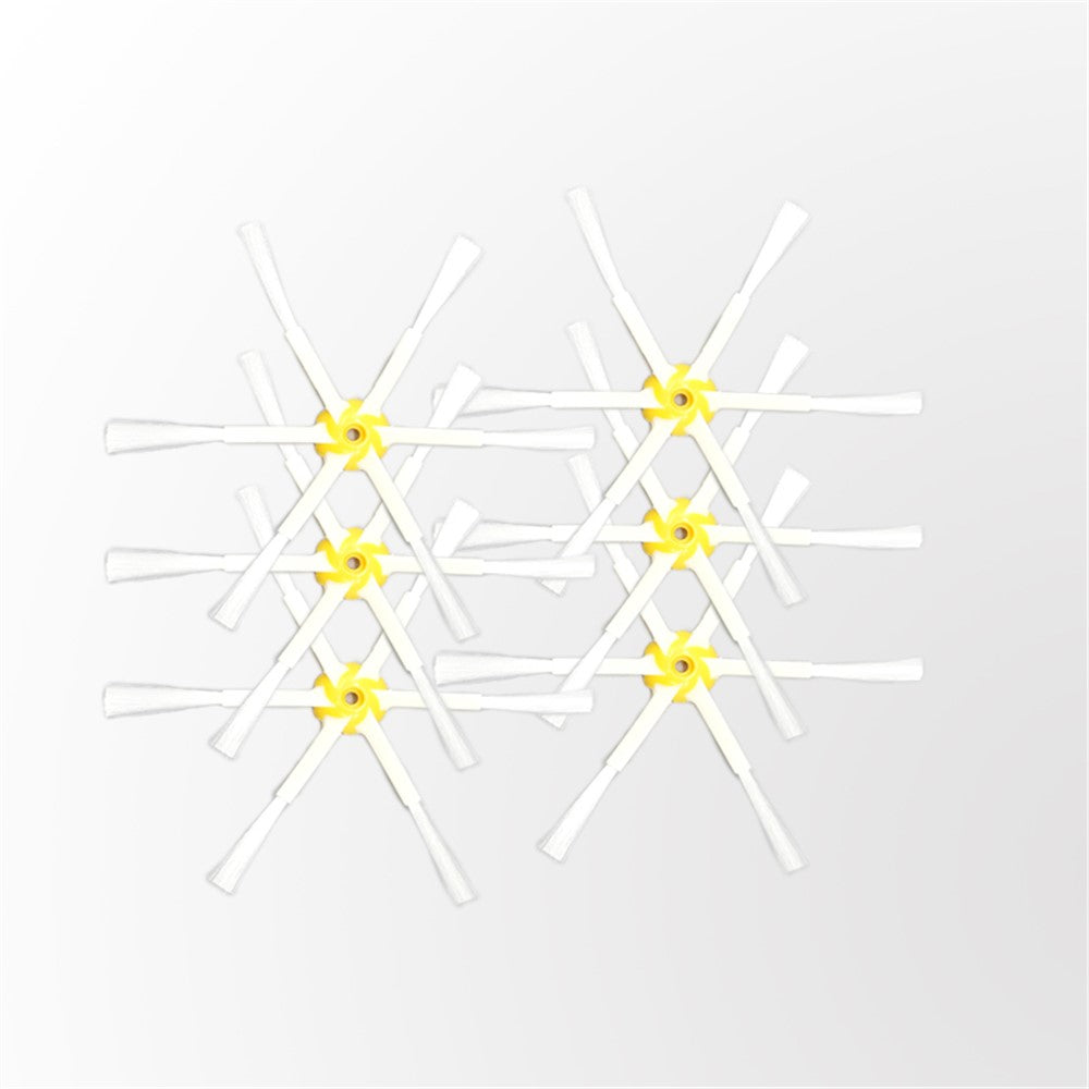 6PCS Vacuum Cleaner Hexagon Brush Replacements for iRobot Roomba 5/6/7 Series Sweeping Robot