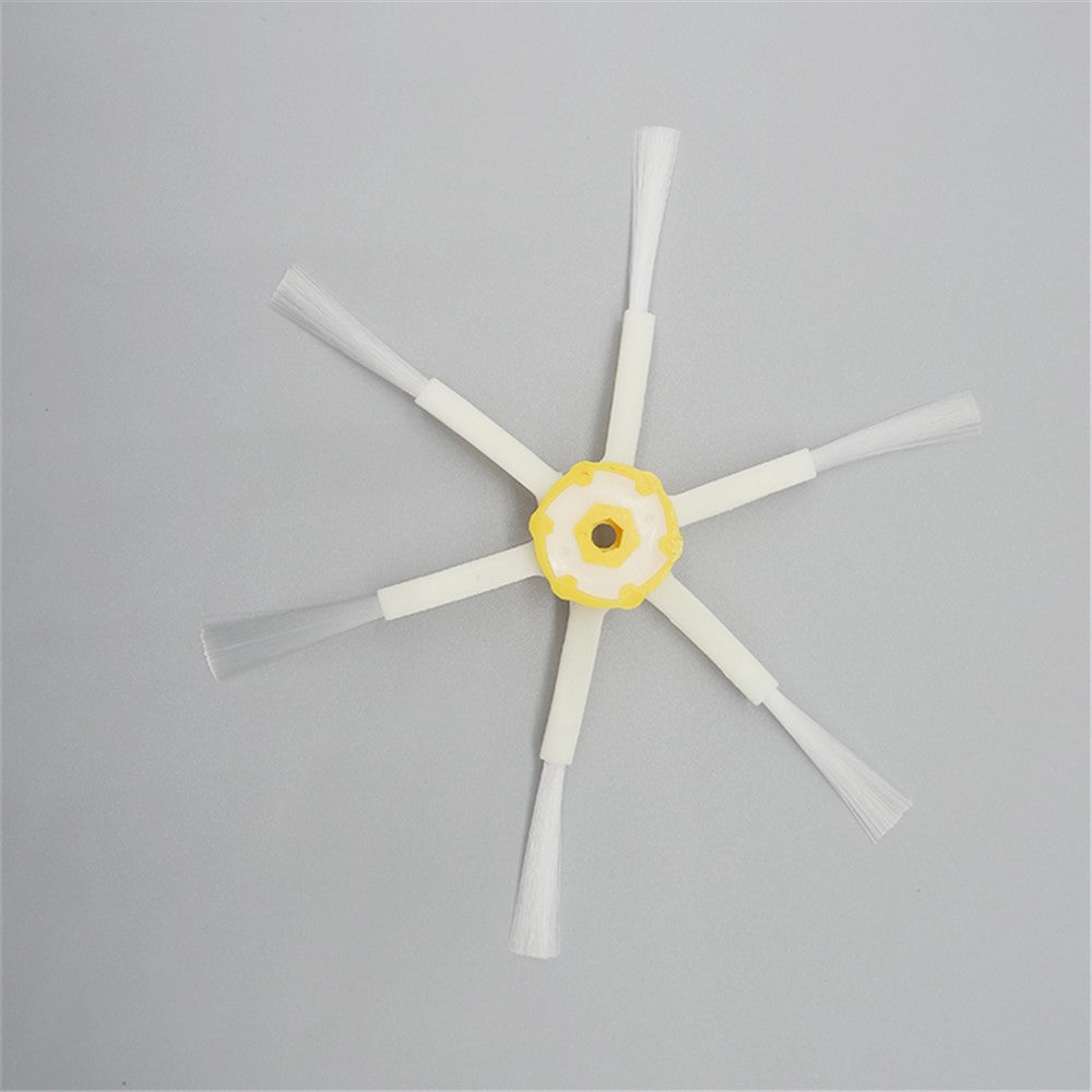 6PCS Vacuum Cleaner Hexagon Brush Replacements for iRobot Roomba 5/6/7 Series Sweeping Robot