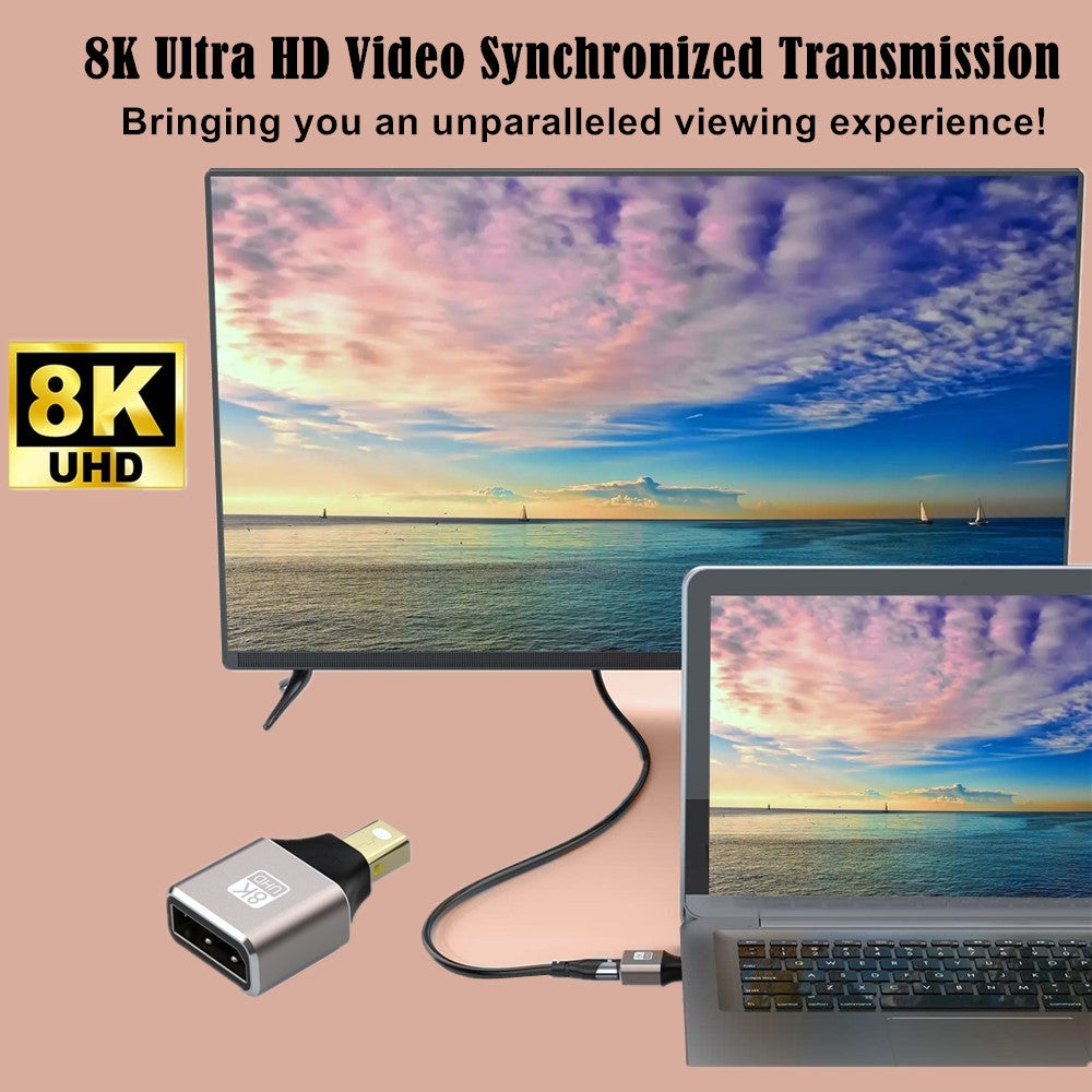 8K-60Hz-Male-Mini-Displayport-to-Female-Displayport-Adapter-DP-Converter