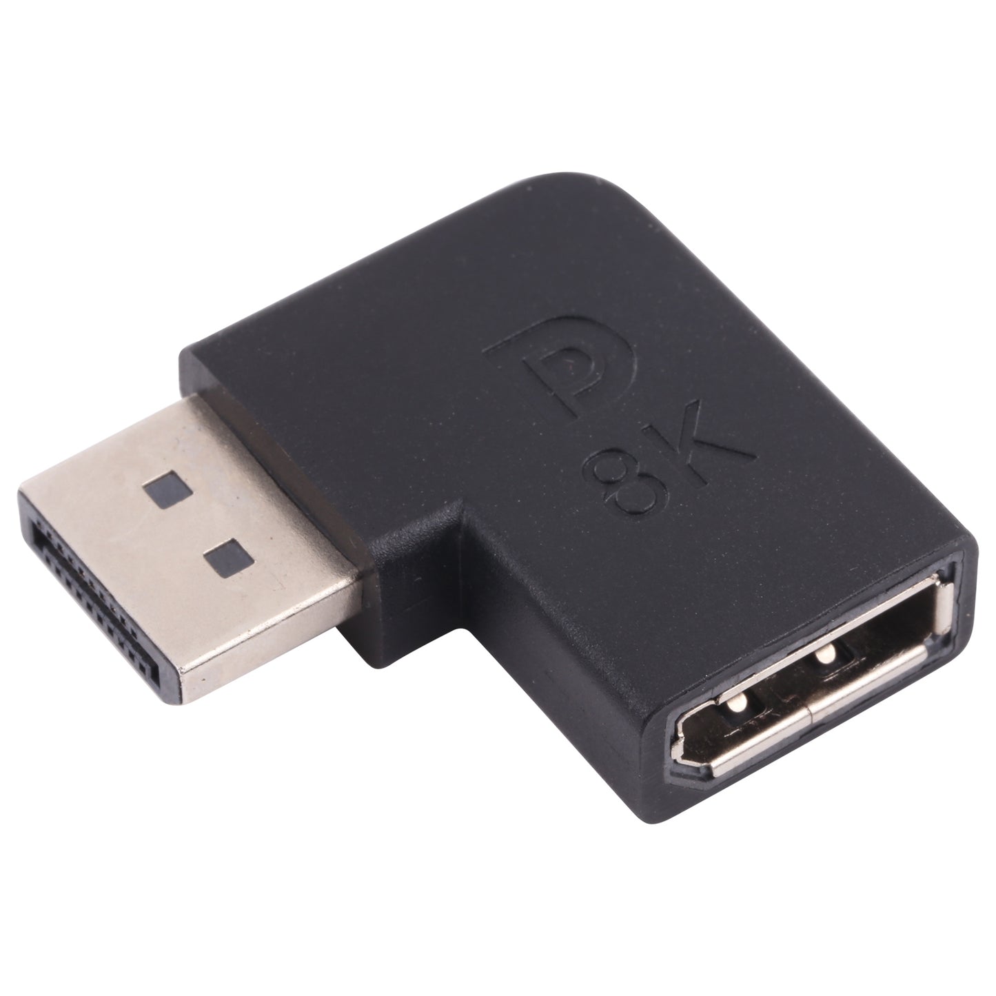 8K-DisplayPort-Male-to-DisplayPort-Female-Elbow-Adapter