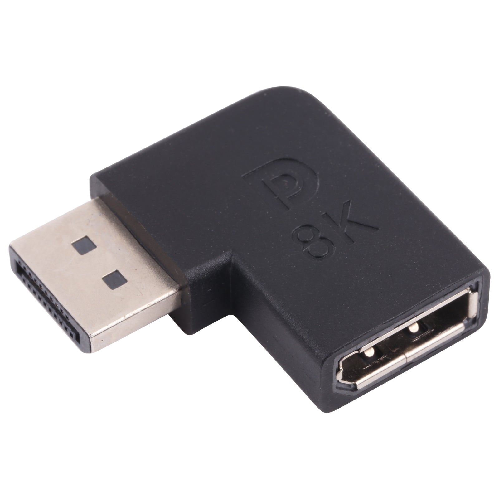 8K-DisplayPort-Male-to-DisplayPort-Female-Elbow-Adapter