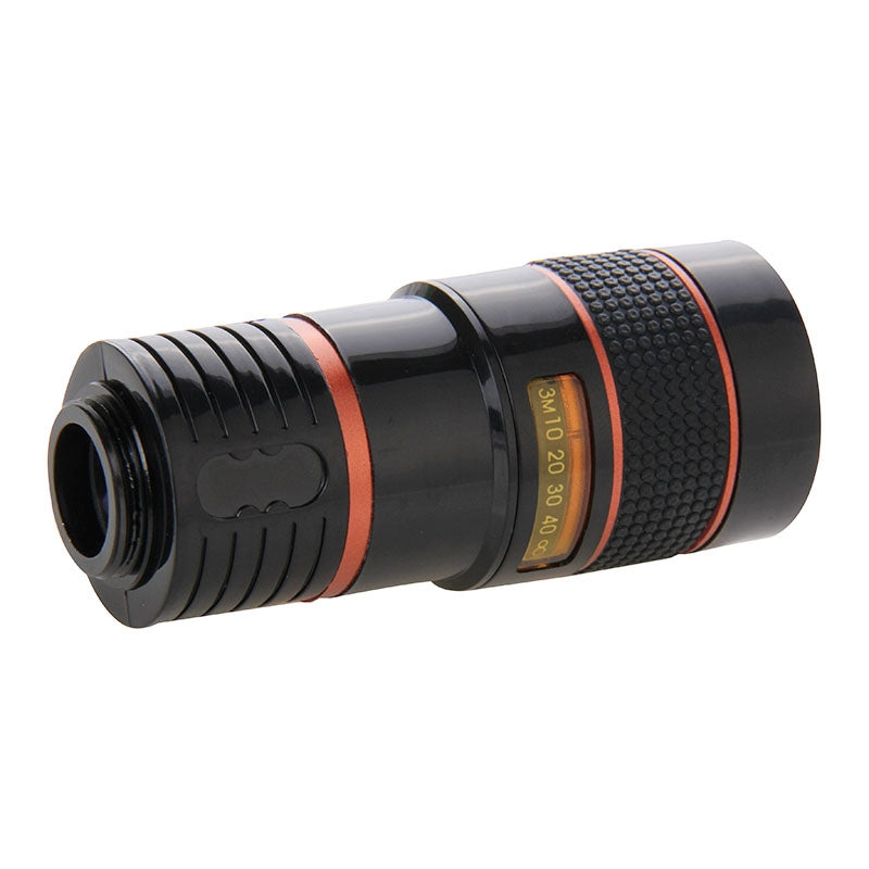 8X-Zoom-Telescope-Telephoto-Camera-Lens-with-Clip(Black)