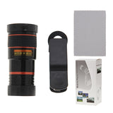 8X-Zoom-Telescope-Telephoto-Camera-Lens-with-Clip(Black)