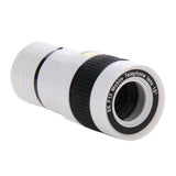 8X-Zoom-Telescope-Telephoto-Camera-Lens-with-Clip(White)