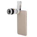 8X-Zoom-Telescope-Telephoto-Camera-Lens-with-Clip(White)