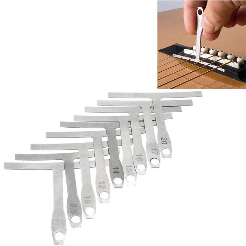 9-in-1-Guitar-T-shaped-ruler-Neck-Fingerboard-Frets-Radian,-String-Yard-Radian-Adjustable-Measuring-Caliper