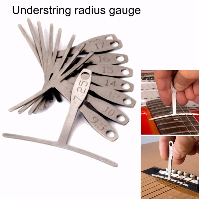 9-in-1-Guitar-T-shaped-ruler-Neck-Fingerboard-Frets-Radian,-String-Yard-Radian-Adjustable-Measuring-Caliper