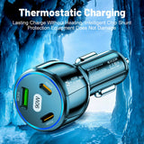 90W-Super-Fast-Charging-USB-C-Car-Charger-Dual-PD-30W+QC3.0-Charging-Station(Black)