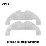 For Dreame L10 Plus / Z10 Pro / D10 Plus Chemical Fiber Mop Vacuum Cleaner Rag Sweeping Robot Part - 2Pcs Pads