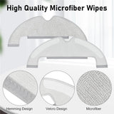 For Dreame L10 Plus / Z10 Pro / D10 Plus Chemical Fiber Mop Vacuum Cleaner Rag Sweeping Robot Part - 2Pcs Pads