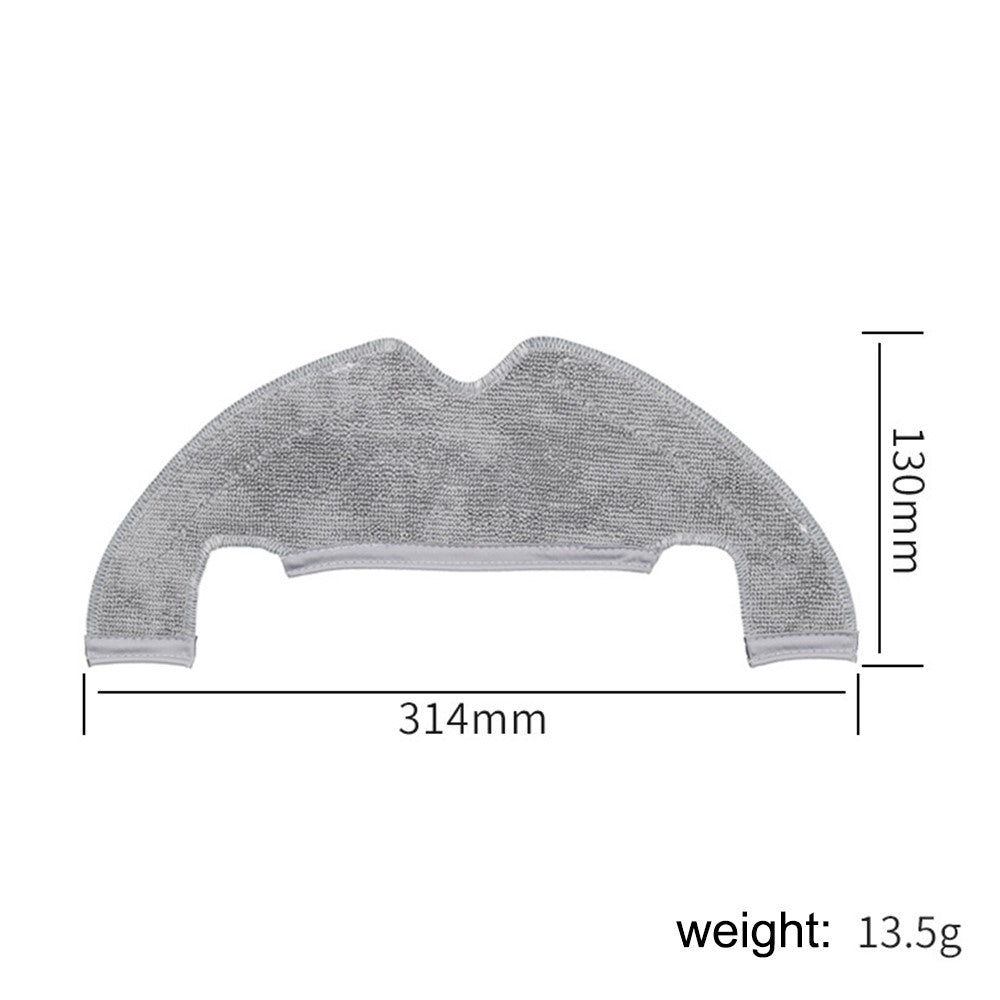 For Dreame L10 Plus / Z10 Pro / D10 Plus Chemical Fiber Mop Vacuum Cleaner Rag Sweeping Robot Part - 2Pcs Pads