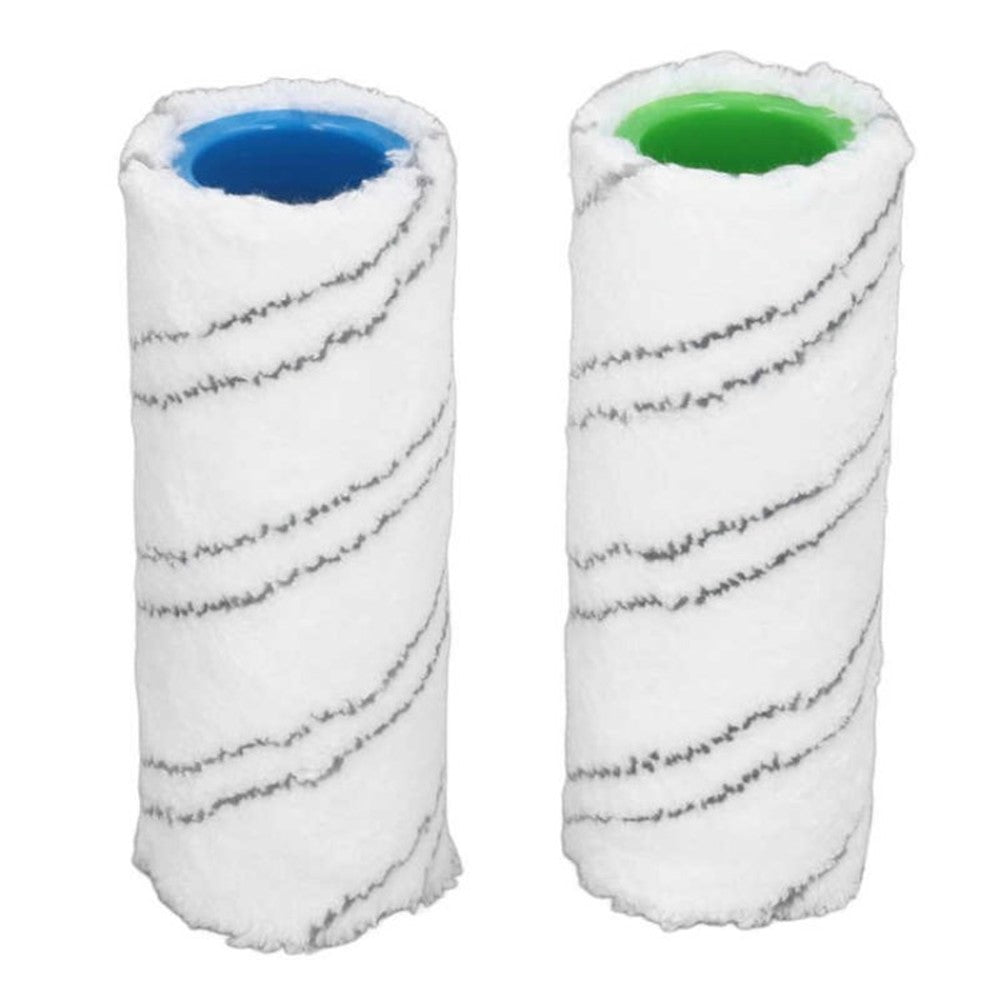 2Pcs For Karcher FC3 FC3D FC5 FC5D Floor Cleaner Brush Roller Replacement Parts - Grey