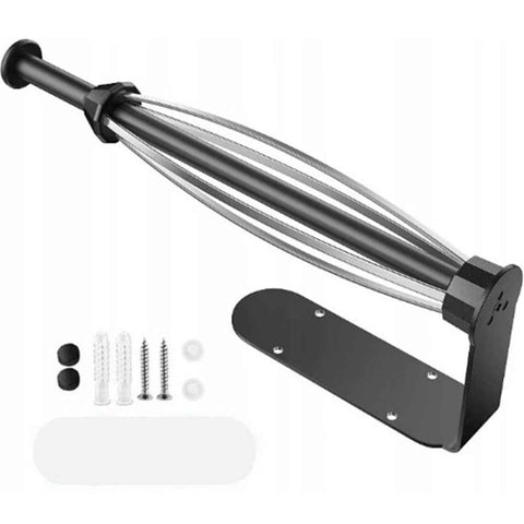 Paper Towel Holder with Damping Toilet Paper Stand Roll Holder for Bathroom Kitchen - Black