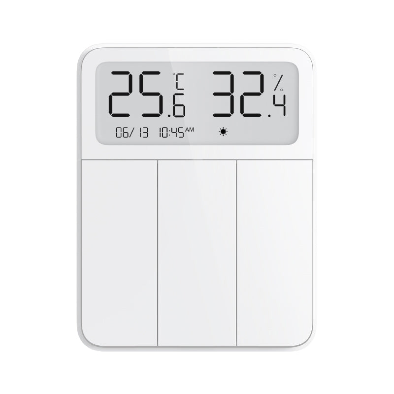 Original Xiaomi Mijia ZNKG03HL 3 Keys Smart Display Screen Lamps Wall Switch, Support Mobile Phone Remote Control