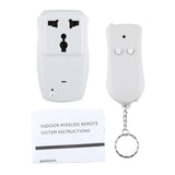110V Indoor Wireless Smart Remote Control Switch with Single Keychain Transmitter, CN Plug